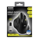 Souris Bluetooth & 2,4Ghz rechargeable Ergo Soft