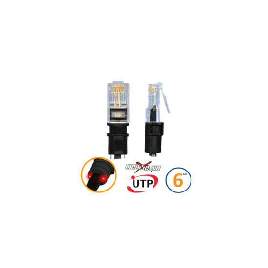 Cordon réseau RJ45 Patchsee croisé Cat 6 UTP 1.2m