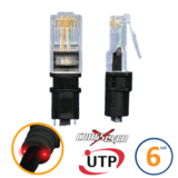 Cordon réseau RJ45 Patchsee croisé Cat 6 UTP 1.2m