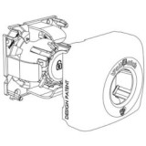 WallPATCH mural U-FTP Cat 6A, 3,96m blanc