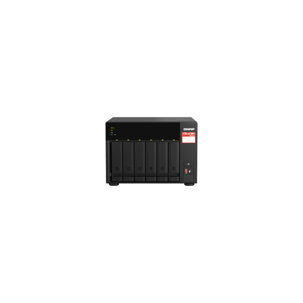 TS-673A - Serveur NAS - 6 Baies - SATA 6Gb/s - RAID JBOD, 0, 1, 10, 50, 60, 5, 6 - RAM 8 Go - 2.5 Gigabit Ethernet - iSCSI suppo