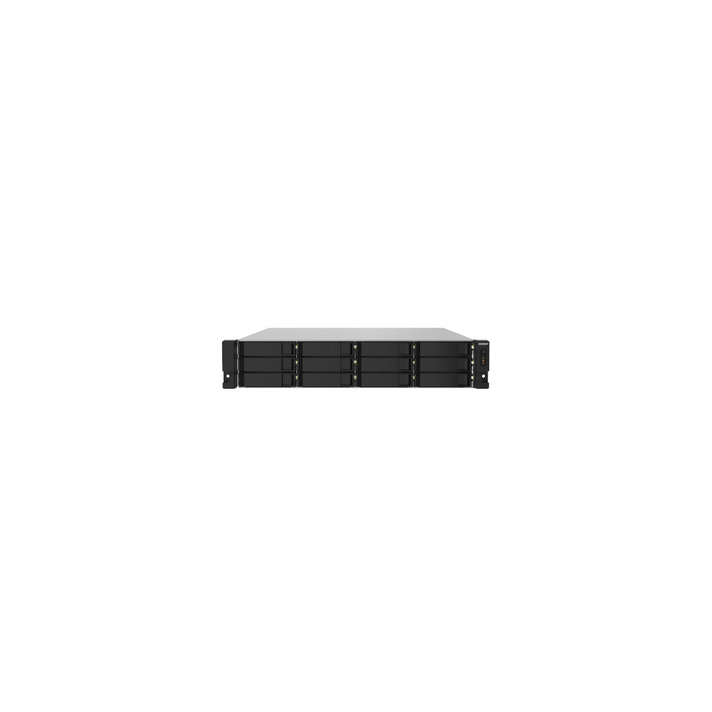 QNAP TS-1232PXU-RP-4G 12-Bay NAS AL324 TS-1232PXU-RP-4G 12-Bay rackmount NAS AL324 4Go DDR4 UDIMM RAM SATA 6Gb/s 2x 10GbE SFP+ 2