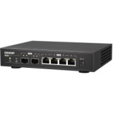 QSW-2104-2S - Commutateur - non géré - 2 x 10 Gigabit SFP+ + 4 x 2.5GBase-T - de bureau