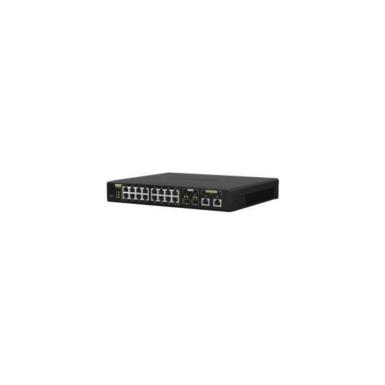 Commutateur QNAP QSW-M2116P-2T2S - 16 ports PoE+ 25GbE - 2 ports 10GbE SFP+ - 280W
