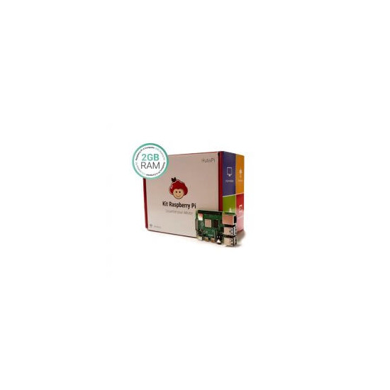 Kit Raspberry PI4 2GB + alim + boitier + SD32GB