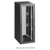 Baie Serv noire 42U 600x1000 2 x portes aj. 800kg