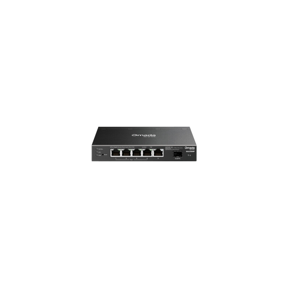 Switch Omada 5 ports Gig dont 4 PoE+ (63W) + 1SFP