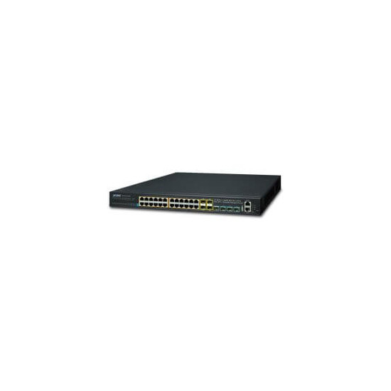 Switch 19" L3 24 ports Giga PoE at 370W 4xSFP+