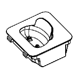 Pack de 6 embases MC M10 pour MC10