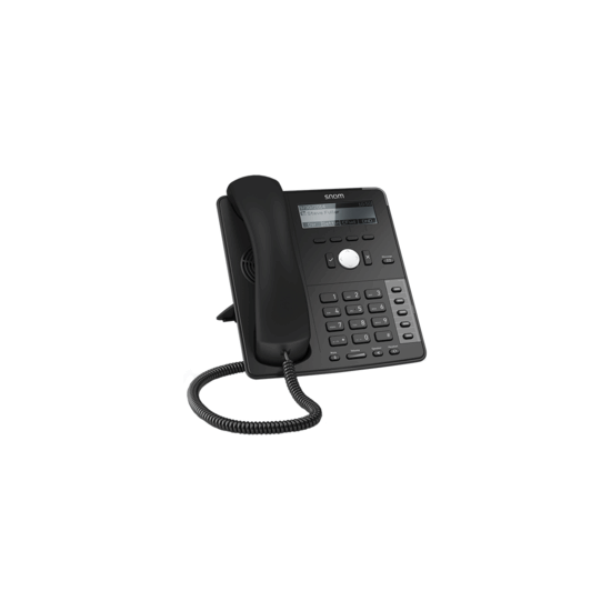Snom D715 Noir - Téléphone IP avec USB et Écran 4L