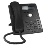 Snom D715 Noir - Téléphone IP avec USB et Écran 4L