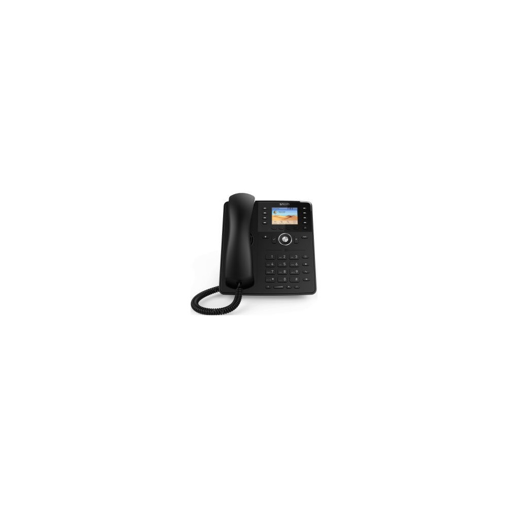 Téléphone SIP D735 personnalisé noir