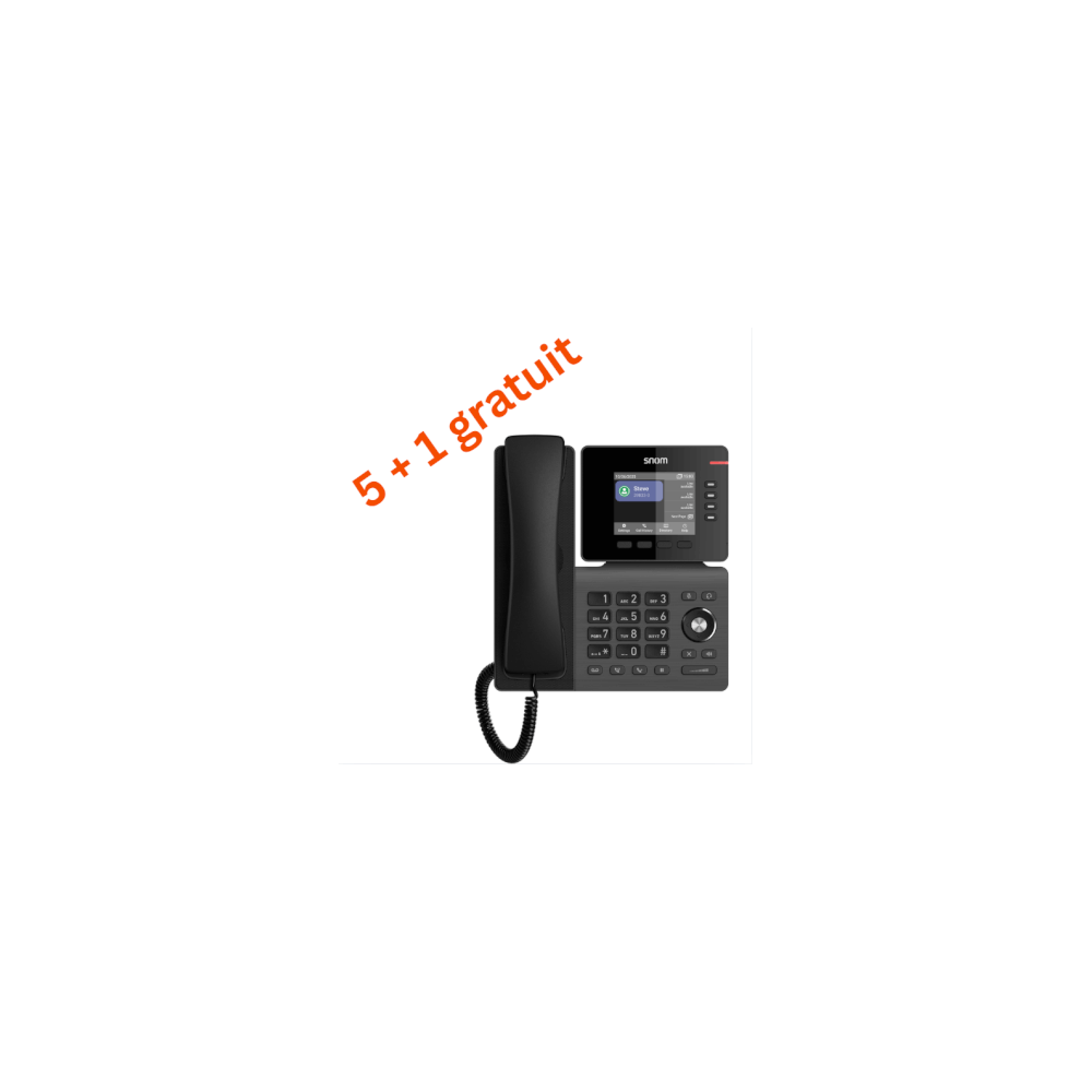 Téléphone SIP D810W pack 5+1 gratuit