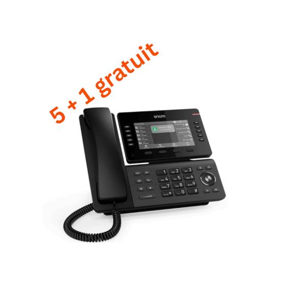Téléphone SIP D815W pack 5+1 gratuit