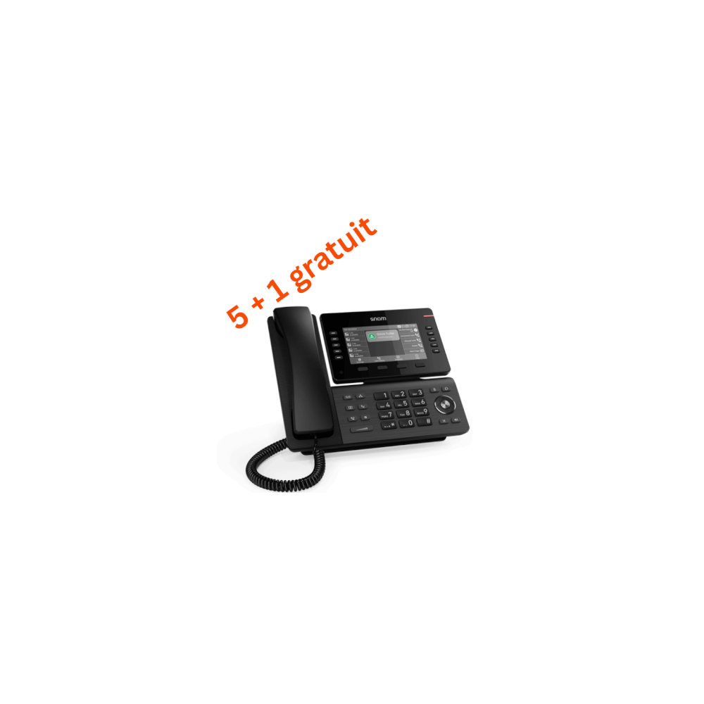 Téléphone SIP D815W pack 5+1 gratuit