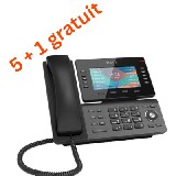 Téléphone de bureau noir Snom D865 - 244,15€