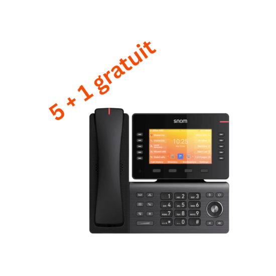 Téléphone SIP D892M pack 5+1 gratuit