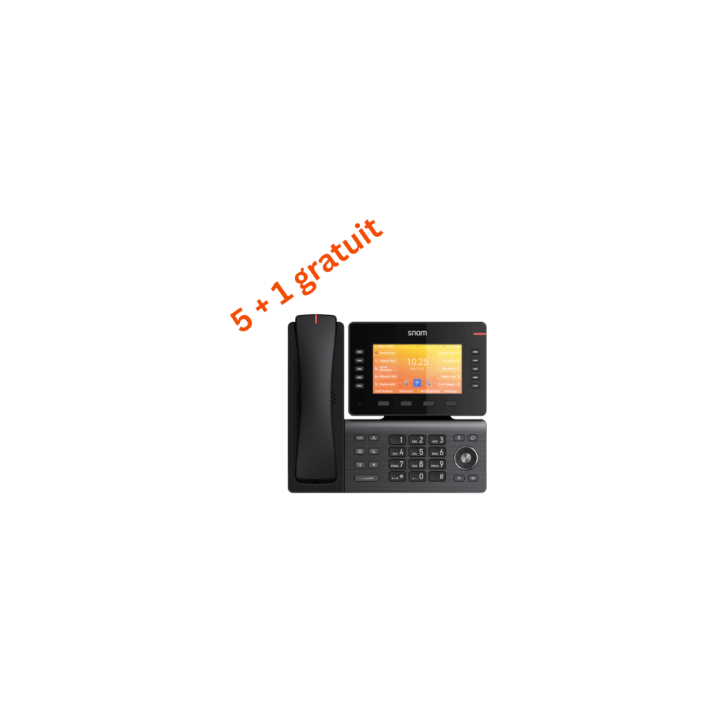 Téléphone SIP D892M pack 5+1 gratuit