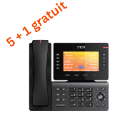 Téléphone SIP D892M pack 5+1 gratuit