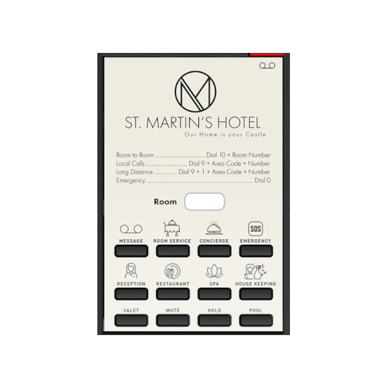 Montage mural pour Yealink T48