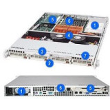 Chassis supermicro CSE-813TQ-500