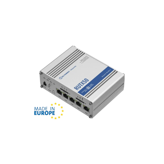 Routeur Industriel 5g  Rutx50  802.11ac  867 Mbit/s  10/100/1000 Mbit/s  Ports Ethernet Lan (rj-45) 5  Prise En Charge Réseau Ou