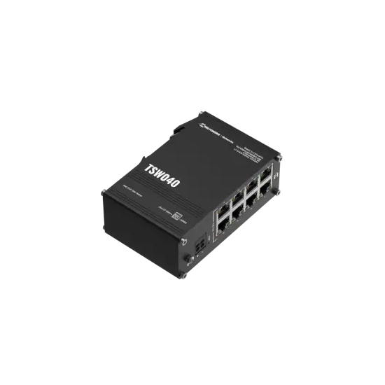 Switch indus 8 ports 100Mbt PoE 30W IP30 -40/+75°C