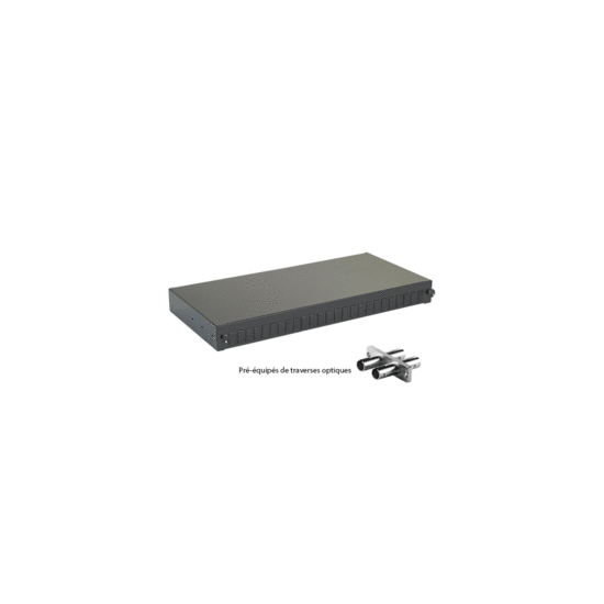 Tiroir optique 19" 24 FO 24 ST/ST simplex multimod