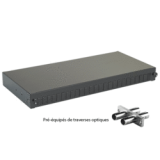 Tiroir optique 19" 24 FO 24 ST/ST simplex multimod
