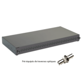 Tiroir optique 19" 24 FO 24 ST/ST simplex monomode