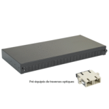 Tiroir optique 19" 48 FO 24 SC/SC duplex multimode
