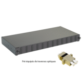 Tiroir optique 19" 6 FO 3 LC/LC duplex multimode