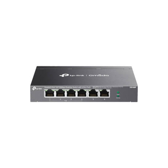 TP-LINK DS106P - Switch de bureau 6 ports PoE+