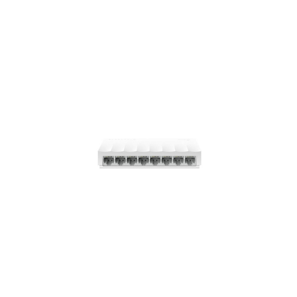 Switch 8 ports 10/100 Mbits plastique