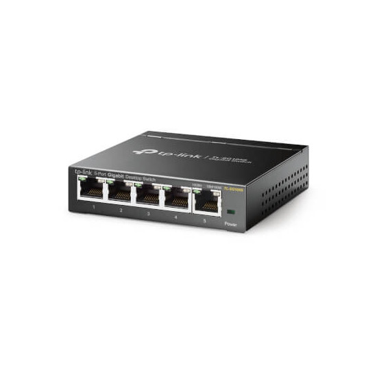 TP-LINK TL-SG105S commutateur réseau Non-géré Gigabit Ethernet (10/100/1000) Noir