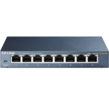 Switch 8 ports Gigabit métallique