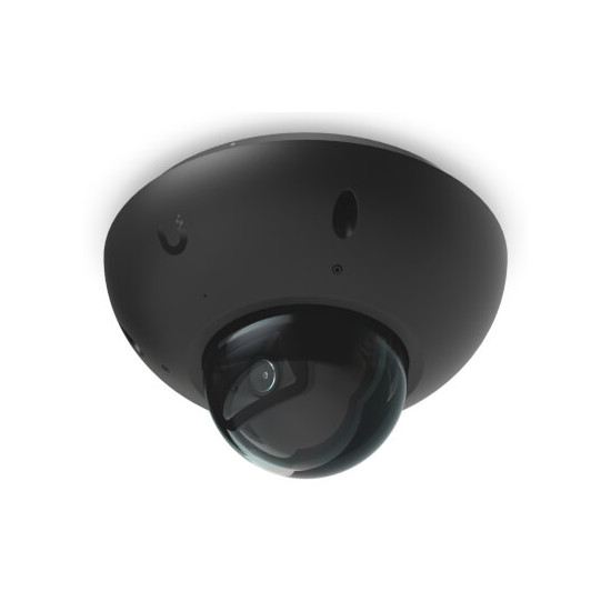 Caméra G6 Dome 4K IR 30m IP66/IK10 avec IA noire