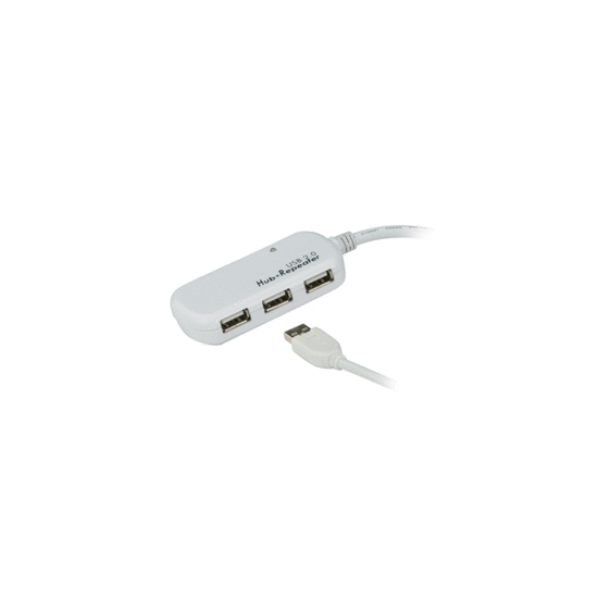 Hub USB 2.0 actif A Mâle/ 4 Femelles 12m
