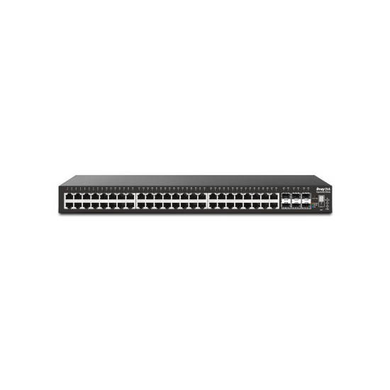 Switch L2+ 48 ports Giga PoE 6x SFP+ budget 400W