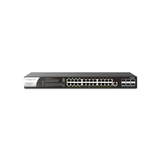 Switch L2+ 24 ports 2,5Giga PoE 6 ports SFP+ 400W