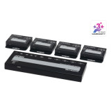 Splitter HDMI 4K Cat 6 avec 4 récepteurs