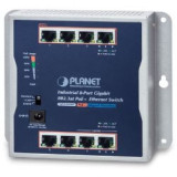 Switch mural 8 ports Giga PoE at 120W