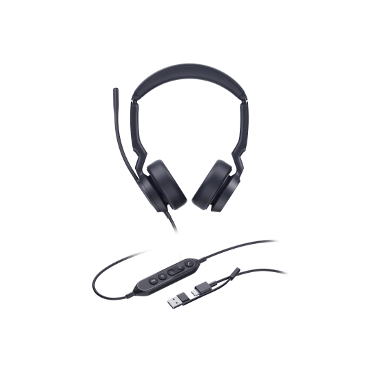 Casque USB A&C binaural UH44 UC&Teams