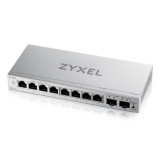 Switch smart 8 ports Giga + 2SFP fanless