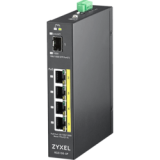 Zyxel RGS100-5P Non-géré L2 Gigabit Ethernet (10/100/1000) Connexion Ethernet, supportant l'alimentation via ce port (PoE) Noir 