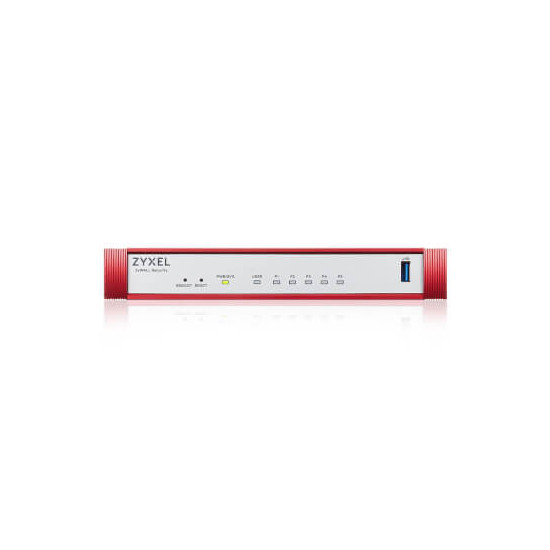USG Flex H Series 50H - Firewall - avec 1 an de pack Gold Security - 5 ports - 1GbE - géré par le Cloud - pour Zyxel SFP-1000T, 