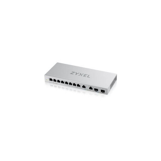 XGS1010-12 - V2 - commutateur - Géré - 8 x 10/100/1000 + 2 x 100/1000/2.5G + 2 x 1 gigabit/10 gigabit SFP+ (liaison montante) - 