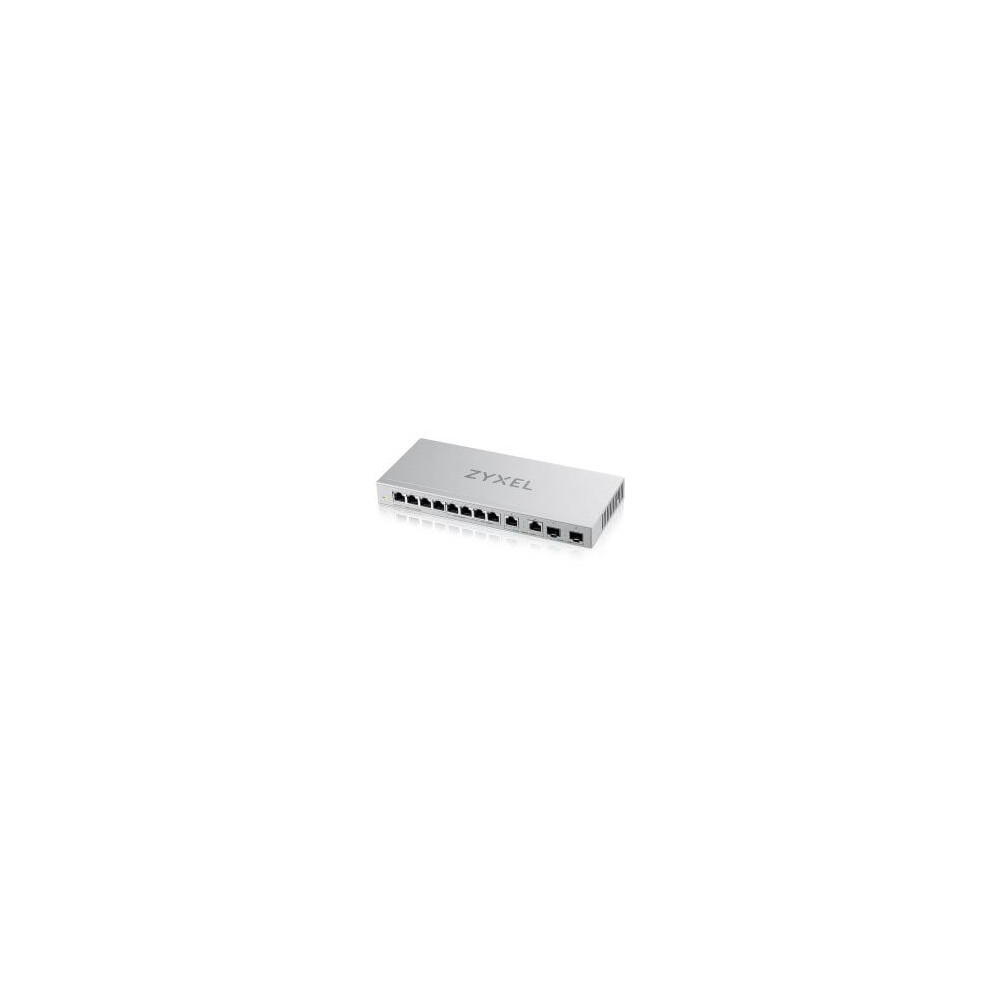 XGS1010-12 - V2 - commutateur - Géré - 8 x 10/100/1000 + 2 x 100/1000/2.5G + 2 x 1 gigabit/10 gigabit SFP+ (liaison montante) - 